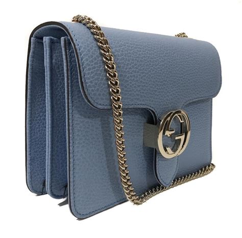 gucci blue sling bag crossbody.